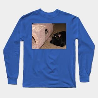 Captivated cat Long Sleeve T-Shirt